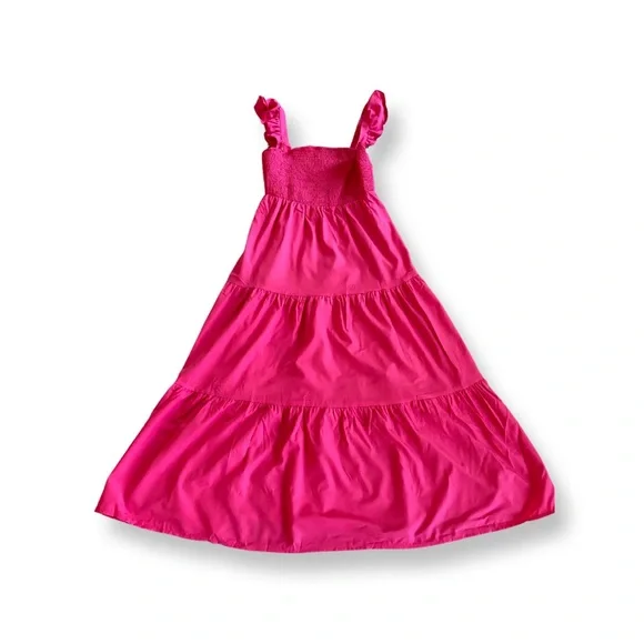 Hot Pink Maxi Dress - Picture 2 of 3